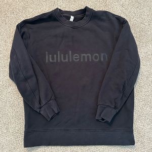 All yours graphic crew sweatshirt